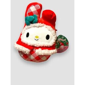 Squishmallow Kellytoy Plush Sanrio Hello Kitty 8" My Melody Santa NWT